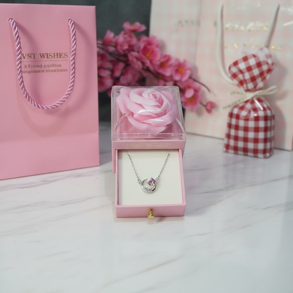 Parure & Colliers en Argent – Coffret Cadeau