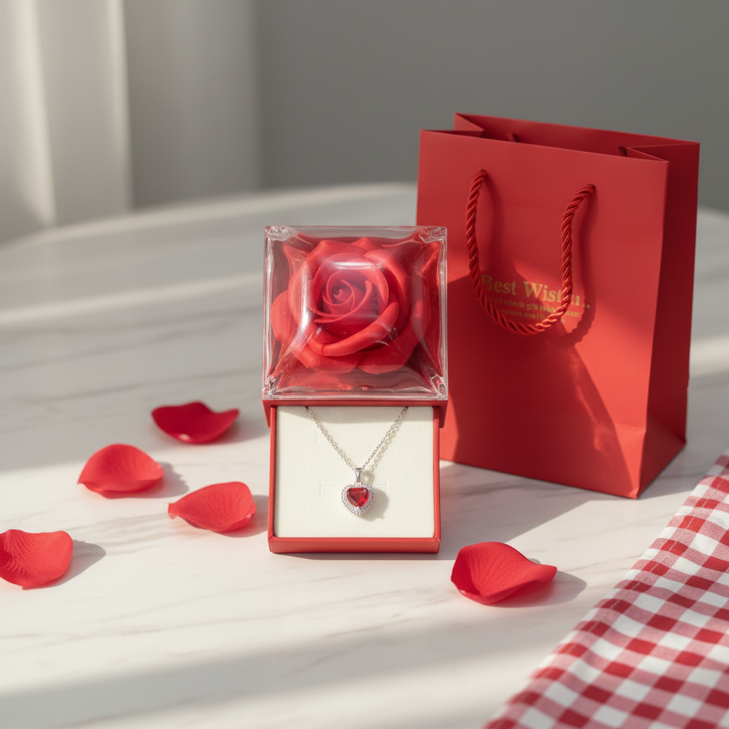 Parure & Colliers en Argent – Coffret Cadeau