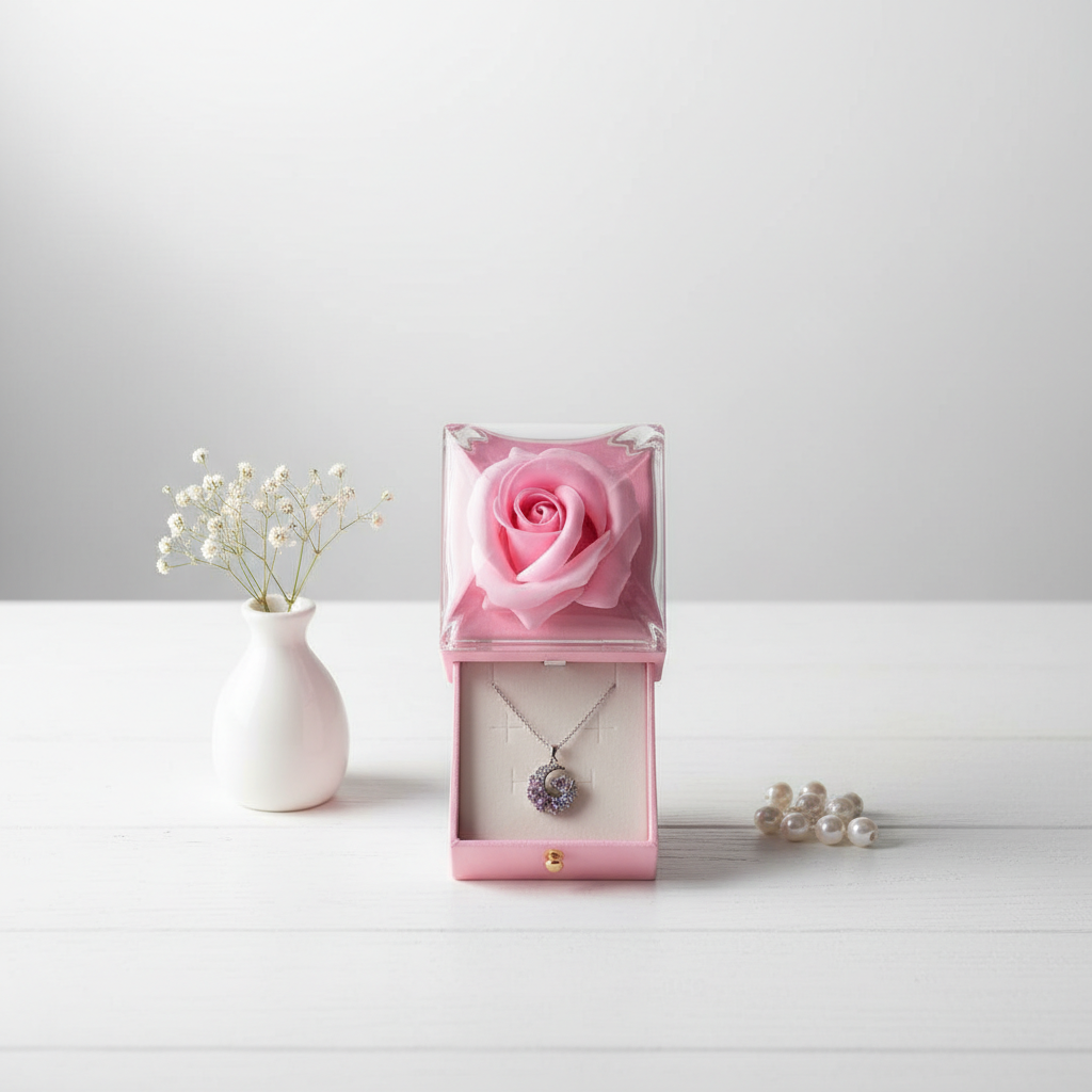 Parure & Colliers en Argent – Coffret Cadeau