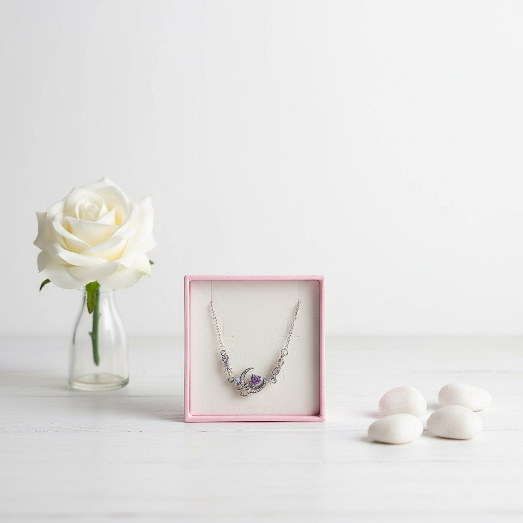 Parure & Colliers en Argent – Coffret Cadeau