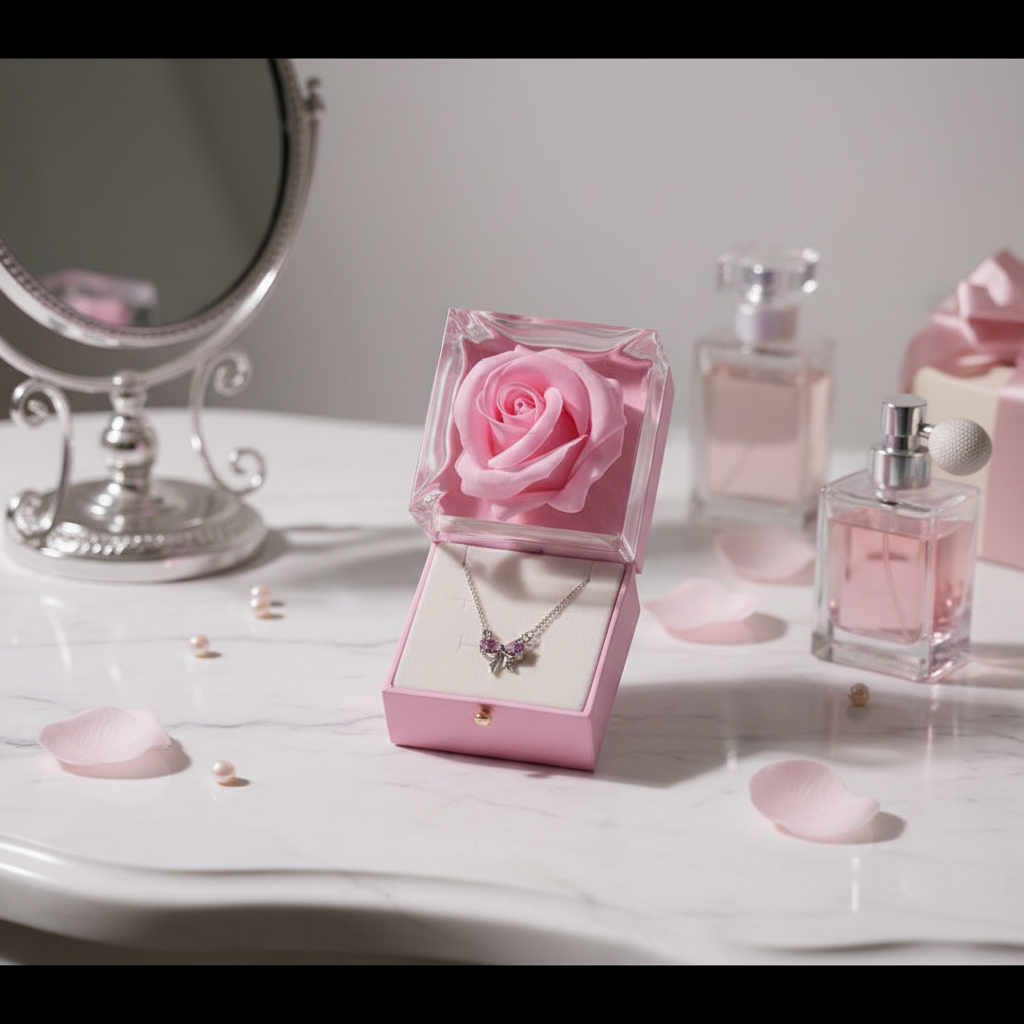 Parure & Colliers en Argent – Coffret Cadeau