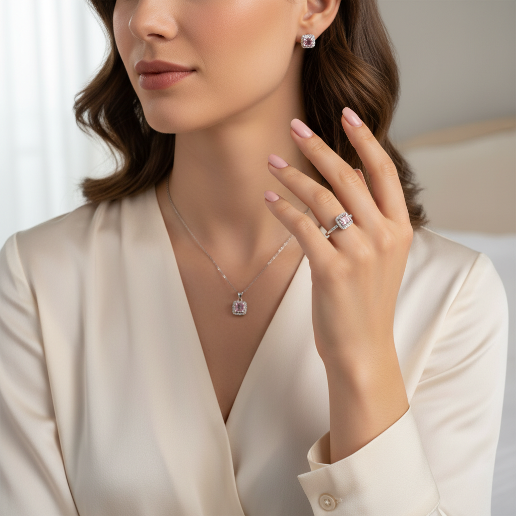 Parure Bijoux en Argent – Élégance Intemporelle